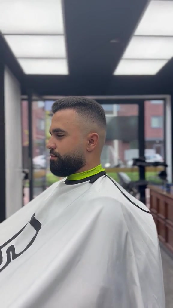 Baard en fade bij Unique Barber